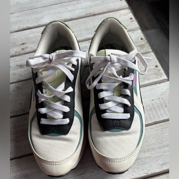 Puma Shoes - Puma | Cruise Rider | Ivory | pink | teal | platform | women’s size 8